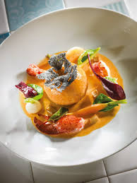 Mousseline De Brochet Homard Petits Legumes Jus De Carapaces A L Absinthe Arts Gastronomie Recettes De Cuisine Gastronomie Recette Gastronomique