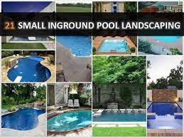 We offer a wide range of custom swimming pool designs in a huge array of styles and shapes. 21 Magnificent Small Inground Pool Landscaping Ideas Deconatic Youtube
