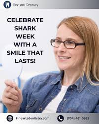 🌊 Celebrate #SharkWeek by giving your pearly whites some extra care! 🦷  Sharks keep growing new teeth—but we only get one set to last a lifetime.  Protect your smile with regular dental