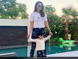 The former partner of alexander zverev has said she is pregnant with his baby but doesn't want to have anything to do with him in an interview with german magazine gala. Sania Mirza Son Izhaan In Twinning Photo Is Cuteness Overload See Pic Tennis News
