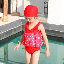 Buy Best And Latest Brand Yellow Children Swimsuit Baby Girl Float Buoyancy Swimwear Detachable Bathing Suit Protective Safe Learning Swimwear Dhgate Com