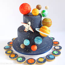 Cute Cake For Smart And Curious Kids Enquiry Rocket Cake Planet Cake Boy Birthday Cake