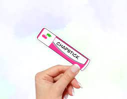 Chapstick Vinyl Sticker Etsy In 2021 Chapstick Vinyl Sticker Print Stickers