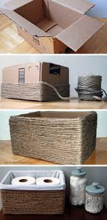 Diy Recycled Organizer Box Schritt Fur Schritt Schritt Fur Schritt Coin Photos In 2020 Recycle Organization Home Decor Tips Diy Home Decor