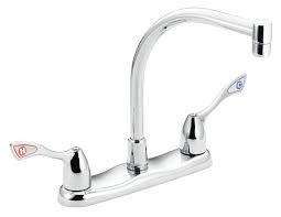 If you are unsure where to find plumber's putty, ask for some when you purchase the new. Moen Commercial Chrome Straight Kitchen Sink Faucet Manual Faucet Activation 1 5 Gpm 40d673 8799 Grainger