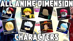 The anime dimensions tier list below is created by community voting and is the cumulative. All Characters In Anime Dimensions Showcase Anime Dimensions All Character Showcase Youtube