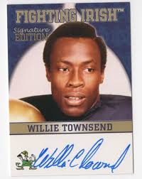 AUTOGRAPH CARDS FOOTBALL NOTRE DAME
