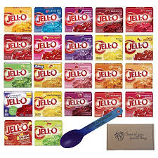Jello Gelatin 3 Ounce All 22 Flavors In A Box With Color Changing Spoon See This Great Product Dessertsl Jello Recipes Jello Flavors Rainbow Jello Recipe