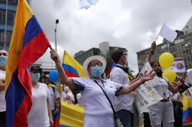 Exercise increased caution in colombia due to civil unrest, crime, terrorism and kidnapping. Thousands March In Colombia S Bogota To Demand End To Protests Roadblocks Reuters