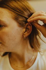 Dainty Silver Earrings // Gwyneth Hoops // Sterling Silver