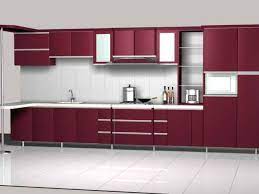 Image Result For Maroon Color Kitchen Cabinets Contemporary Kitchen Design Maroon Kitchen Kitchen Colors