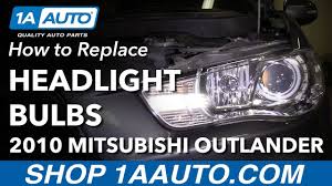 It is important to remember that the market has a wide variety of different headlights designs and sizes. How To Replace Headlight Bulbs 07 13 Mitsubishi Outlander Youtube