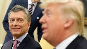 Resultado de imagen para imagen de macri con trump