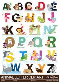 An alphabet is a normal set of letters which are basic written symbols or graphemes or sometimes drawings that represent the phonemes that are important sounds of any type of auditory. Animal Alphabet Clipart Education And Learning Clip Art Etsy In 2021 Animal Letters Lettering Alphabet Alphabet Poster