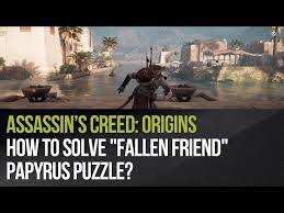 Assassins Creed Origins Papyrus Papyri Puzzle Guide