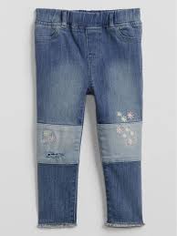 Our comprehensive guide will help you to keep your denim in tip top shape. Shop Kids Mediumwas Toddler Embroidered Patch Legging Jeans With Stretch 18 24m 149 Aed In Uae Dubai Gap