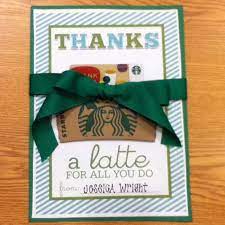 A starbucks gift card is a convenient way to pay and earn stars toward rewards. Pin By Jess Wright On My Creations Diy Gift Card Diy Gifts Teacher Gifts
