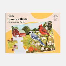 The ideal puzzle choice will depend on the ability and the interests of the person who will be solving it. Summer Birds 13 Piece Dementia Jigsaw Puzzle