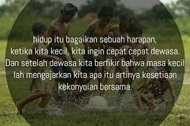 Masa Kecilku Motivasi Kutipan Puisi