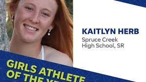 Kaitlyn Herb Girls Athlete of the Year at Volusia Flagler St. Johns High  School Sports Awards