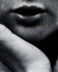 Artistic Black And White Art Photography Woman Portrait Fine Art Photography Black And White Lips Skin Freckles Face Portrait Close Up British Body Art Photography Human Body Art Close Up Photography