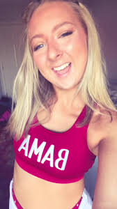 Sabrina is the best gameday hype #uacrimsonettes #gamedaypractice #gameday  #alabamafootball #sec