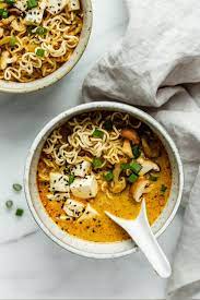 Spicy Thai Vegan Ramen Recipe Vegan Soup Recipes Vegan Ramen Vegetarian