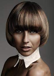 This Is The Classic Tinelle Haircut From The Late 70 S This Is The Very First Haircut I Ever Learned And Of Cool Hair Color Mushroom Hair Cool Hairstyles