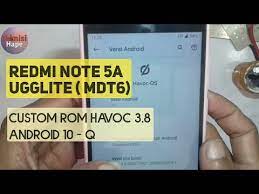 Check spelling or type a new query. Custom Rom Redmi Note 5a Mdt6 Ugglite Havoc 3 8 Android 10 Youtube