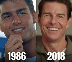 Over 30 years later, Tom Cruise still hasn't lost that loving feeling.