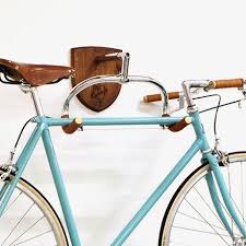 Monoqi Fahrrad Halter Braun Bike Hanger Indoor Bike Rack Bike Wall Mount