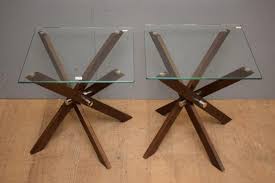 With the many styles available you will be sure to find something that you will love! Lot Art A Pair Of Nick Scali Contemporary Glass Topped Side Tables 47h X 45w X 45d Cm Leonard Joel Delivery Size Medium