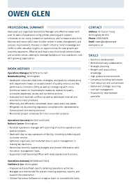 Looking for resume examples for specific industries? Strengthen Your Career With Myperfectcv Business Operations Cv Examples