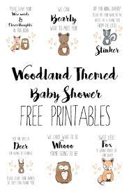 Woodland Baby Shower Free Printables Baby Shower Woodland Theme Baby Shower Printables Baby Shower Woodland