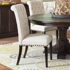 Weber Cream Arm Chair Fabric Dining Chairs Dining Chairs Tufted Dining Room Chair