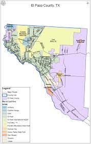 Downtown El Paso Zip Code County Of El Paso Texas - Community Services