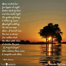 Let Words Fly Free Poetry Love Romance Romantic Sun Moon Nature Couple Nutan Cartoon Giraffe Sky Hush Hush