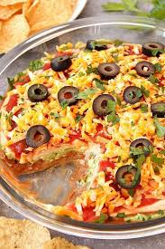 Mexican 5 Layer Dip Crunchy Creamy Sweet Mexican Layer Dip Recipe Seasoned Sour Cream Layered Dip Recipes