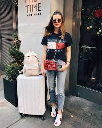 What To Wear On An Airplane Take Aim Airplane Outfits Summer Airplane Outfit Airport Outfit
