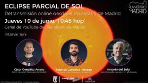 Matrícula nacional nº 15.299 cooperativa 10 de junio es la empresa que usted necesita para que su seguridad esté a cargo. Eclipse Parcial De Sol 10 De Junio De 2021 Desde El Planetario De Madrid Youtube