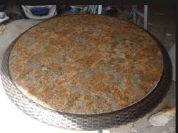 Diy Replace Glass Tabletop With Tile For Under 15 Patio Table Top Outdoor Table Tops Glass Table Redo