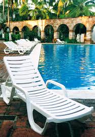 It features a matching linen canopy with an adjustable shade for. Bahia Chaise Lounges Resin Chairs Pool Furniture Belson Outdoors