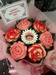 Check out our surprise cake explosion box with butterfly surprise! Mothers Day Bouquet Cupcake Bouquet Mothers Day Cupcakes Mothers Day Cake Cupcake Bouquet