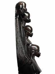 African Wood Carved Family Sculpture From Kenya Family Sculpture Sculpture Wooden Art