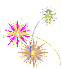 Photo en coeur avec texte et fond personnalisable. Gifs Feu D Artifice Animes