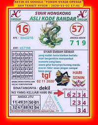 1 New Message Kode Syair Hongkong 2 November 2020 Forum Syair Togel Hongkong Singapura Sydney