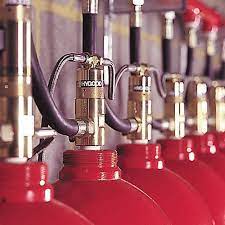 نظام الإطفاء التلقائي بالغازات fire protection system fire protection control panels