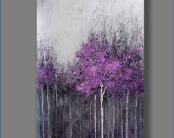 Free Shipping Acrylic Painting Purple Abstract Painting Landscape Painting Wall Hanging Wal Abstract Painting Acrylic Acrylic Painting Canvas Abstract Painting