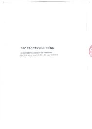 BÁO CÁO TÀI CHÍNH RIÊNG - CÔNG TY CỔ PHẦN Y DƯỢC PHẨM ...