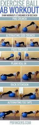 Exercise Ball Ab Workout Dietworkout Ball Exercises Abs Workout Exercise Ball Abs